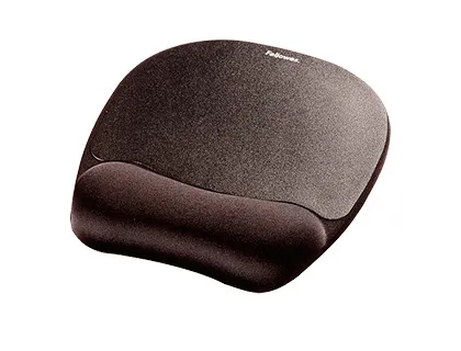Alfombrilla Para Raton Fellowes Con Reposamuñecas de Espuma Memory Foam Negro 230x196x20 mm