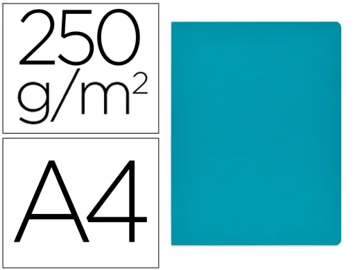 Subcarpeta Cartulina Gio Simple Intenso Din a4 Azul 250g/m2
