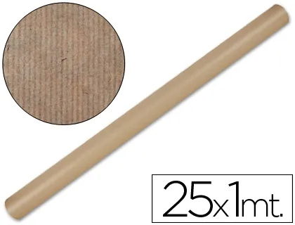 Papel Kraft Liderpapel Marron Rollo 25x1 mt