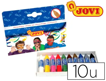 Barra Maquillaje Jovi Caja de 10 Colores Surtidos