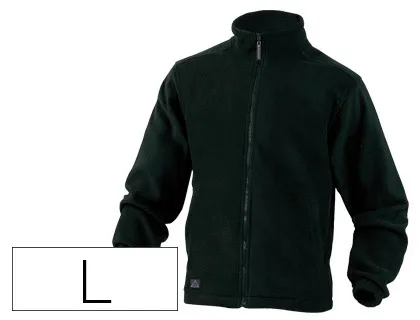 Chaqueta Deltaplus Polar Con Cremallera 2 Bolsillos Color Negro Talla l