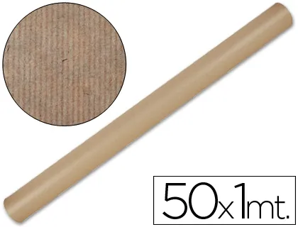 Papel Kraft Liderpapel Marron Rollo 50x1 mt