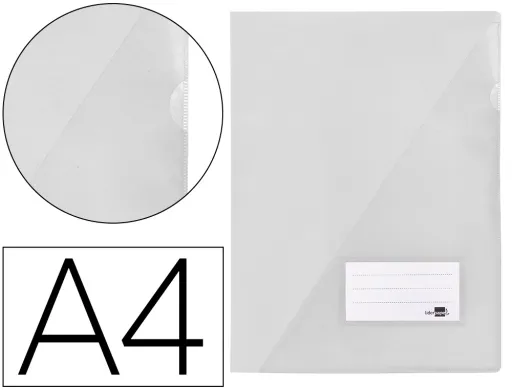 Carpeta Liderpapel Dossier a4 Uñero Transparente