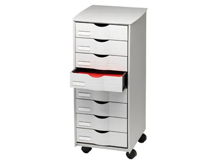 Mueble Auxiliar Paperflow Para Oficina 8 Cajones en Color Gris 5x825x382 71,5x31,6x34,3 cm