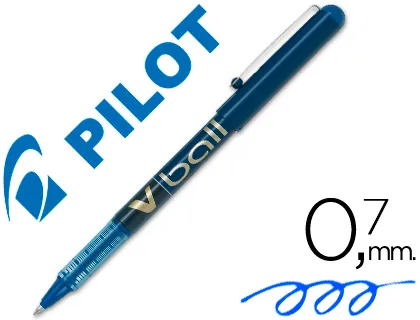Rotulador Pilot Roller v-Ball Azul 0.7 mm