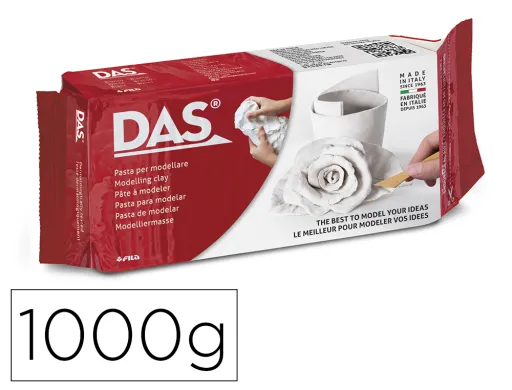 Pasta Das Blanca Para Modelar Seca Sin Coccion 1000 g