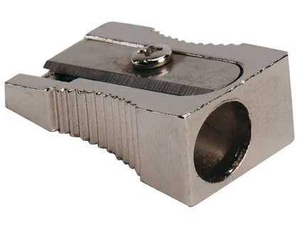 Sacapuntas q-Connect Metalico 1 Uso Cuña