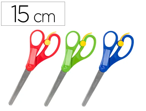 Tijera Escolar 15 cm Con Corte Para Facilitar el Corte Unidad