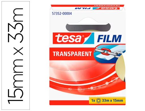Cinta Adhesiva Tesa Practic 33 m x 15 mm