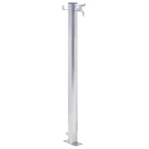 Fuente de Agua Para Jardín Acero Inoxidable Redonda 60 cm