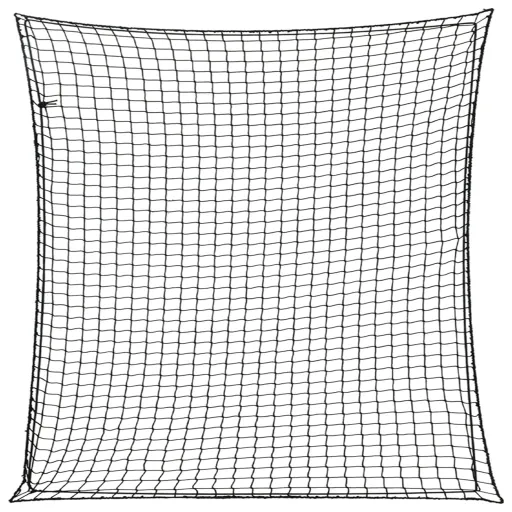 Red de Remolque Con Cuerda Elástica PP Negro 3x3 m