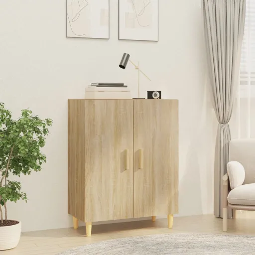 Aparador de Madera Contrachapada Roble Sonoma 70x34x90 cm