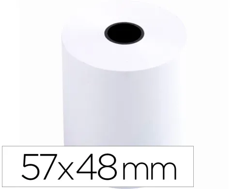 Rollo Sumadora q-Connect Termico 57 mm Ancho x 48 mm Diametro Sin Bisfenol a