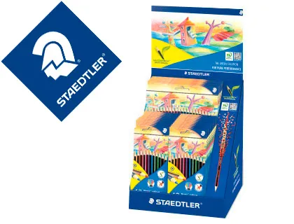 Lapices de Colores Staedtler Noris Colour 185 Expositor de 20 Cajas de 12 Colores y 5 Cajas de 24 Colores