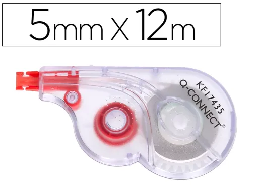 Corrector q-Connect Cinta Blanco 5 mm x 12 m