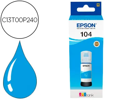 Ink-Jet Epson Ecotank 104 et-2710 / 2711 / 2712 / 2720 / 2726 / 4700 Cian 7500 Paginas