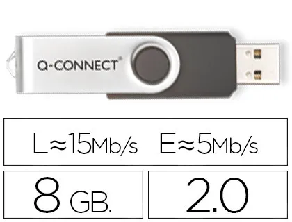 Memoria Usb q-Connect Flash 8 gb 2.0
