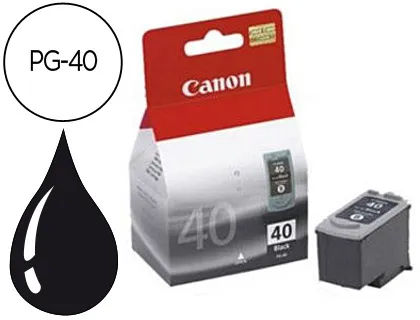 Ink-Jet Canon Ip1200 1300 1600 2200 Mp150 160 170 450 460 Jx200 55 Negro pg-40