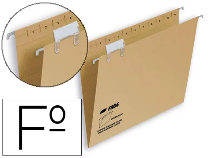 Carpeta Colgante Fade Folio Visor Superior Kraft Eco