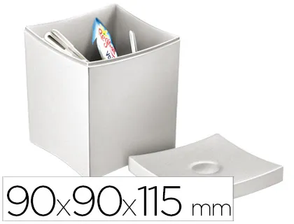 Caja Para Infusiones Cep Con Tapa Desmontable Poliestireno 90x90x115 mm