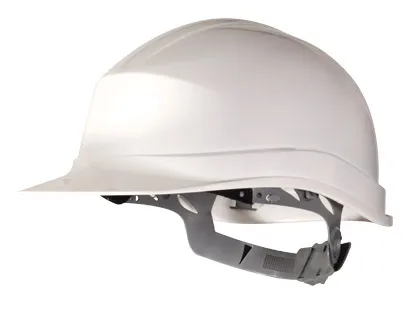 Casco de Proteccion Deltaplus Polietileno Especial Para Obra y Trabajos Electricos de Baja Tension Color Blanco