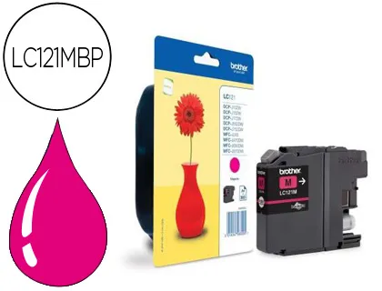 Ink-Jet Brother Dcp-J132w/152w/552dw/752dw & Mfc-J470dw/650dw/870dw Magenta -300 Pag