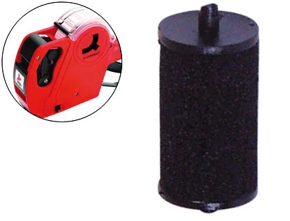 Rodillo Entintador q-Connect 20 mm Tinta Color Negro Para Etiquetadora q-Connect Kf00712