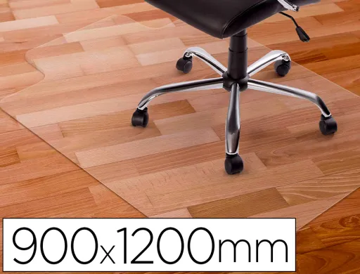 Alfombrilla Para Suelo q-Connect Pvc Protectora de Suelos 900x1200 mm Grosor 2 mm