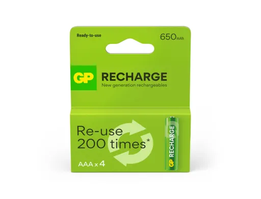 Pila gp Recargable Aaa 800 Mah Blister de 4 Unidades