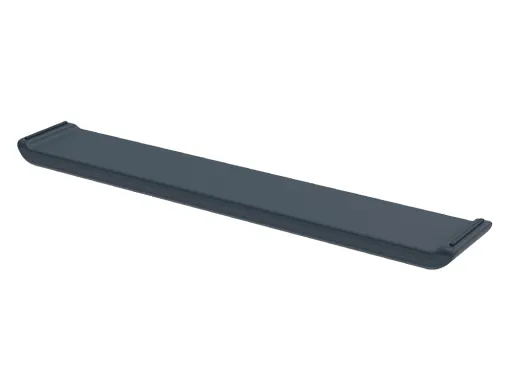 Reposamuñecas Leitz Ergo Para Teclado Ajustable Gris Oscuro