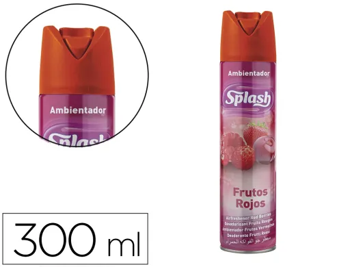 Ambientador Spray Splash Aroma Frutos Rojos Bote de 300 ml