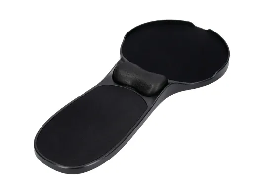 Reposabrazos Ergonomico q-Connect Con Alfombrilla de Raton y Apoyo de Muñeca Color Negro 220x140x480 mm
