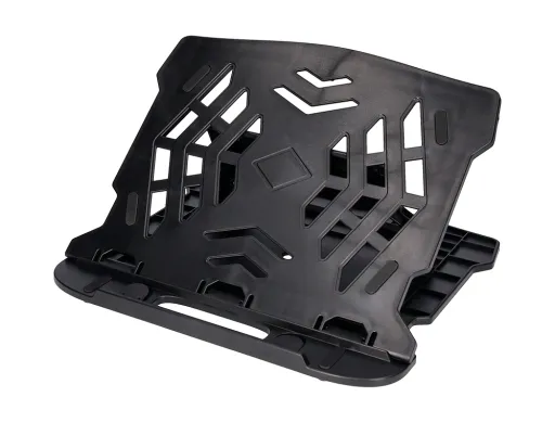 Soporte q-Connect Para Portatil Hasta 17\" Ajustable 7 Angulos Diferentes Color Negro 260x280x60 mm