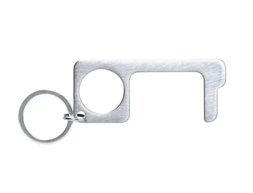 Llavero Higienico Anticontacto Bigox Acero Inoxidable 3,20x7,60 cm