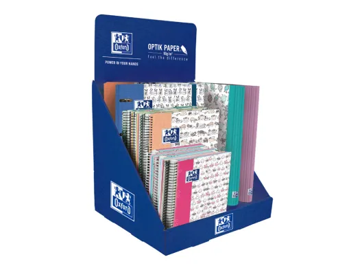 Expositor Cuadernos Espiral Oxford Funny Trend 5 Europeanbook4 + 5 Europeanbook5 + 6