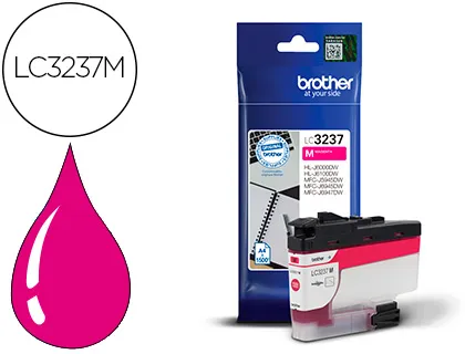 Ink-Jet Brother Lc3237 hl-J6000dw / hl-J6100dw / Mfc-J5945dw / Mfc-J6945dw / Mfc-J6947dw 1500 Pag Magenta