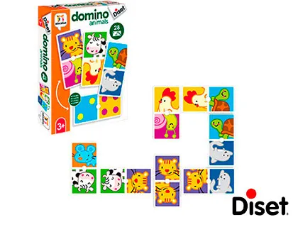 Juego Diset Educativo Domino Animals