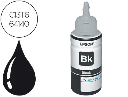 Tinta Epson T6641 Et2500/2550/ /14000/L475/565/575/4500 Negro Botella 70 ml 4.000 Pag