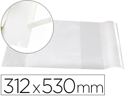 Forralibro Liderpapel Nº31 Con Solapa Ajustable Adhesivo 312 x 530 mm
