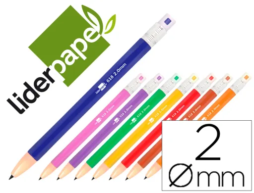 Portaminas Liderpapel 2 mm Colores Surtidos