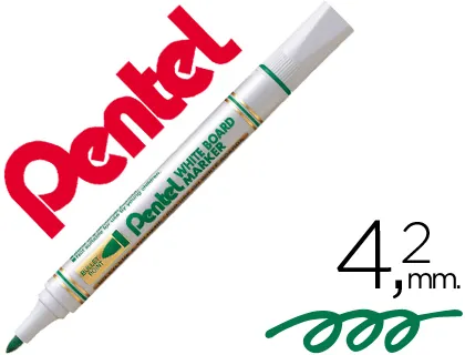 Rotulador Pentel MW85 Pizarra Blanca 4,2 mm Verde