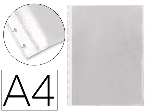 Recambio Funda Liderpapel Intercambiables Din a4 Bolsa de 10 Unidades