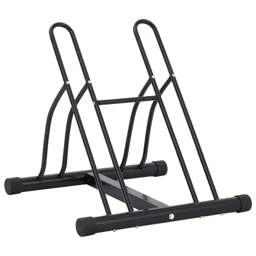 Soporte Para 2 Bicicletas Suelo Independiente Acero