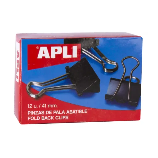 Pinzas Para Papeles 41mm 12 Unidades Apli