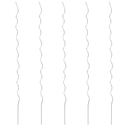 Soporte Para Planta Espiral 5 Unidades 110 cm Acero Galvanizado