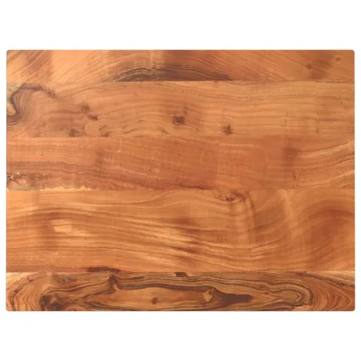 Tablero de Mesa Rectangular Madera Maciza Acacia 70x60x2,5 cm