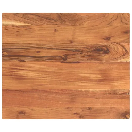 Tablero de Mesa Rectangular Madera Maciza Acacia 60x50x2,5cm