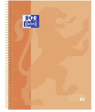 Cuaderno Espiral A4+ Tapa Extradura Cuadrícula 90g Melocotón – Oxford