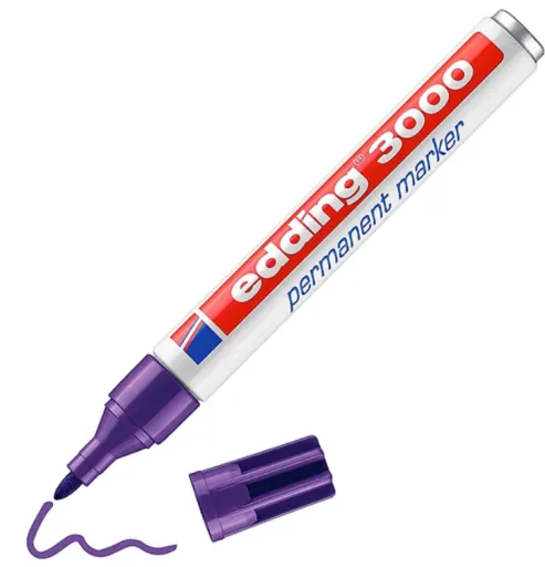 Rotuladores Permanentes Edding 3000 Violeta – Edding
