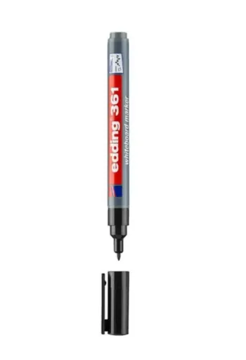 Rotulador Para Pizarra Blanca Negro 361 – Edding